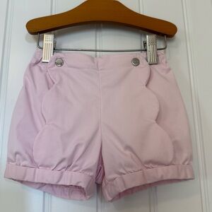 🌸 Jacadi Baby Girl Powder Pink Twill Shorts